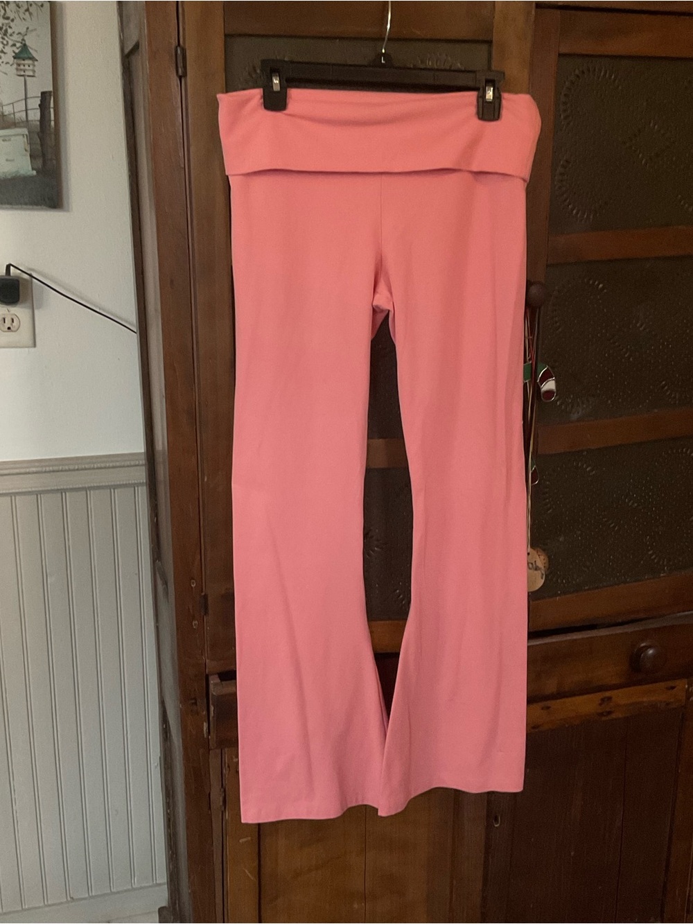Victoria’s Secret Pink Fold Over Yoga Pants L